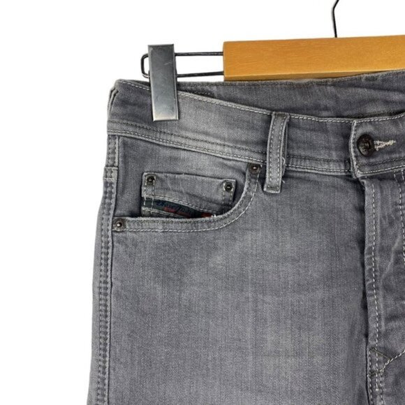 Diesel Men's Tepphar R050G Slim Carrot Stretch Denim Jeans Grey US 26 X 32 - Picture 4 of 15